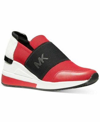 felix scuba and embossed leather sneaker