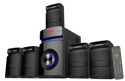 Rockville HTS45 600w 5.1 Channel Bluetooth Home Theater Audio System+Subwoofer