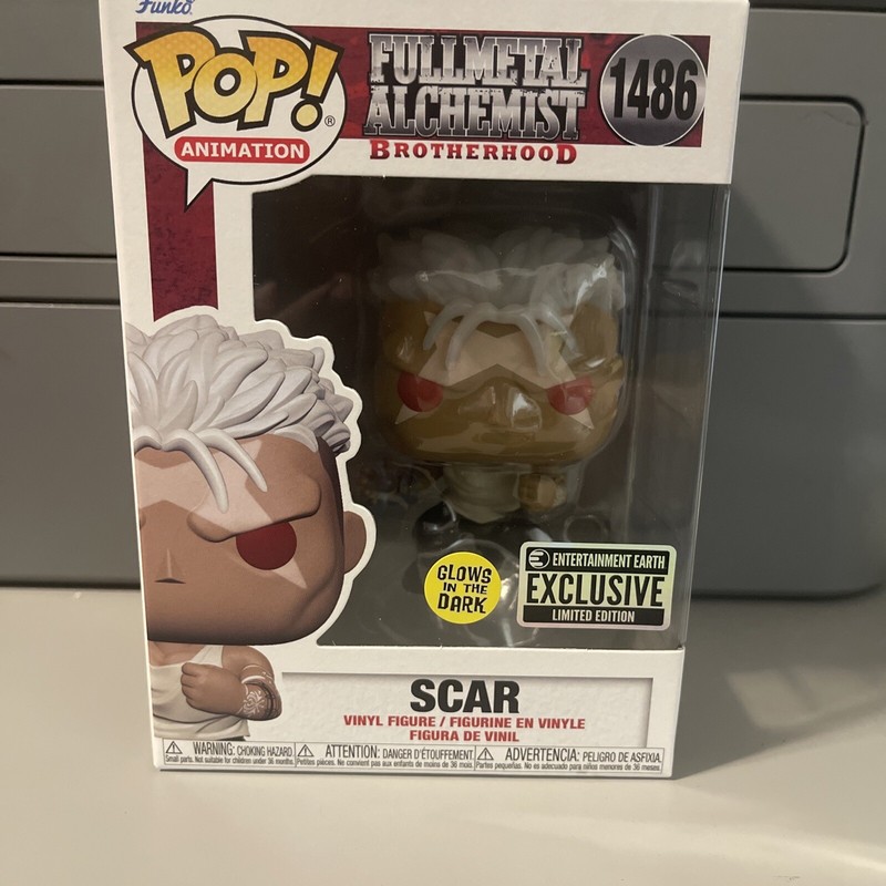 Funko Fullmetal Alchemist Brotherhood Exclusive POP Scar  Figure NEW IN STOCK