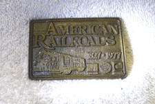 American Railroads 1927-1977 Buckle Canton Midland American Railroad Vintage 2