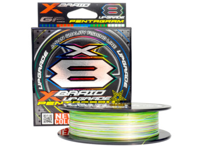 X BRAID UPGRADE X8 PENTAGRAM PEライン YGK X-Braid Upgrade X8 Pentagram 150m Multicolor Braided line Made