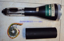 NEC C324P1 CRT O-Scope Tube with socket and shield in good shape NO burns.