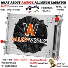 3 Row Radiator Shroud Fan Relay For Dodge Charger Magnum Chrysler 300 2005-09