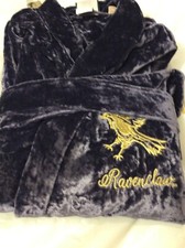 Pottery Barn Teen Harry Potter Ravenclaw Velvet Robe NEW Blue Teen Small-Medium