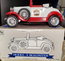 Liberty Classic Model A Roadster Lockable Coin Bank Diecast Model