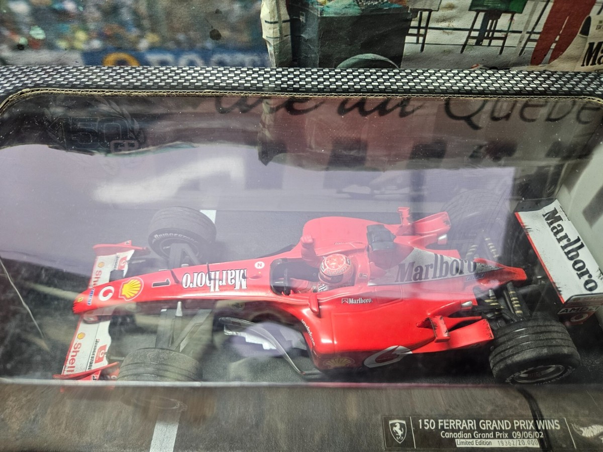 Ferrari F2001 ミニカー 1/18 Marlboro Rare Boxed Hot Wheels Michael Schumacher Ferrari F2001 F1