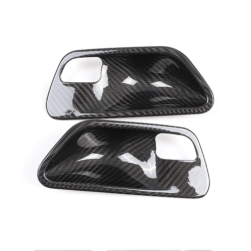 Real Carbon Fiber Door Handle Bowl Trim For BMW 3 4 Series F30 3GT 2013-19 2Door - Picture 9 of 10