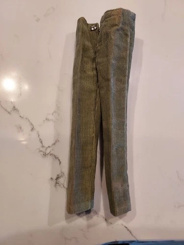 Authentic Mint Condition Pair of Olive Green Corduroy Slacks for Ken or Alan