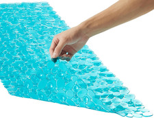 Bath Shower Mat Non Slip: Extra Large Pebble Bathtub Mat for Kids, Elderly, anti