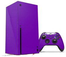 Skin Set for XBOX Series X Solids Collection Purple
