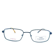 Timex Eyeglasses 5:37PM BK Brown Rectangular Full Rim Frames 56[]19 150 mm