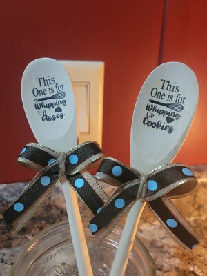 Wooden Spoon Kitchen Decor Funny Whipping Up Cookies