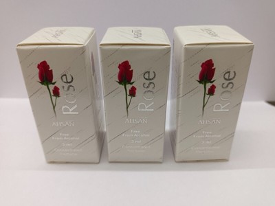 Wholesale Top Quality Ahsan Ah Rose 3 ml perfume ( pack of 3 ) total 9ml