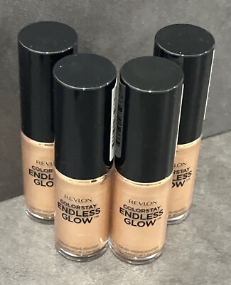 4 Revlon Colorstay Endless Glow Liquid Highlighter - 003 Gold - 0.28 oz