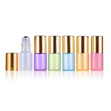 3ml-10ml Pearized Mass Glass Essential Oil Roller Bottles for Perfume with Ball