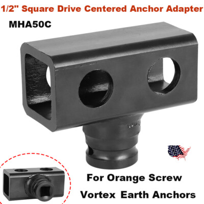 #ad 1 2quot; Anchor Driver Adapter Tool Ground Mobile Home Hurricane Earth Utility Eye $58.99