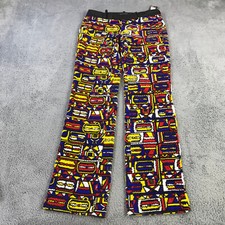 Pantaloni Herchcovitch Alexandre uomo 38 pantaloni con perline blu pesante rosso