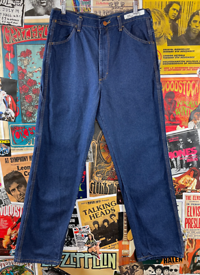 Vintage Mens Big Ben Carpenter Denim Jeans Dark Wash Workwear