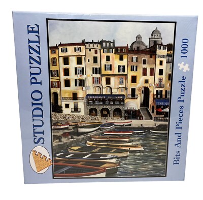 Bits and Pieces Studio Puzzle Porto Fino by H. Hargrove 1000 pcs Sealed