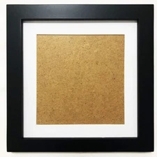 6X6 Picture Frames with 4x4 Opening Mat Square Photo Frame for Tabletop Wall