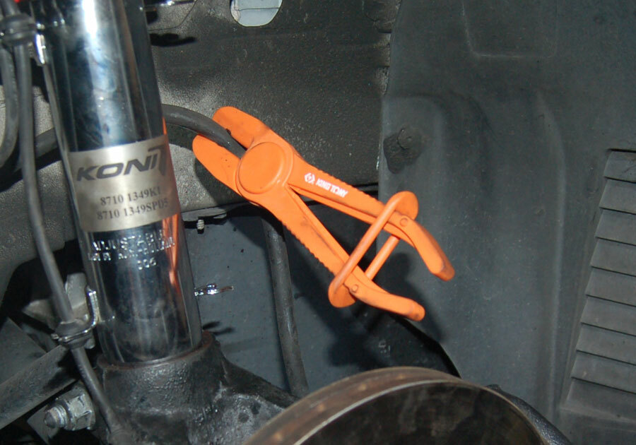 3 pcs. Flexible Hose Pinch Clamp Set KING TONY Radiator Brake Pliers 15-60mm