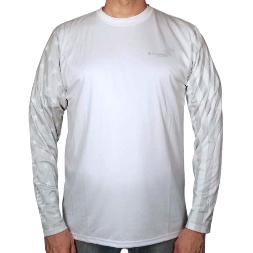 Chemise Columbia Homme PFG Terminal Tackle Manches Longues 50 UPF Bleu Taille XL Neuve Avec étiquette