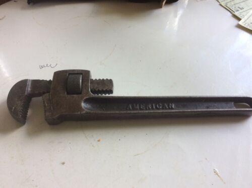 Vintage 10 Inch American Pipe Wrench