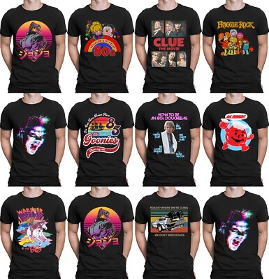 80er Jahre Vintage TV Shows Fan cooles Geschenk Unisex Herren Damen übergroßes T-Shirt #M#P1 #PR