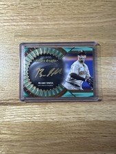 2023 Topps Five Star Blake Snell Golden Graphs Auto Teal #/30 Gold Ink Cy Young