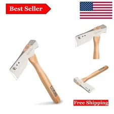 Shingler's Hammer 20 oz Roofing Hatchet - Fixed Alloy Steel Blade, Hickory Ha...