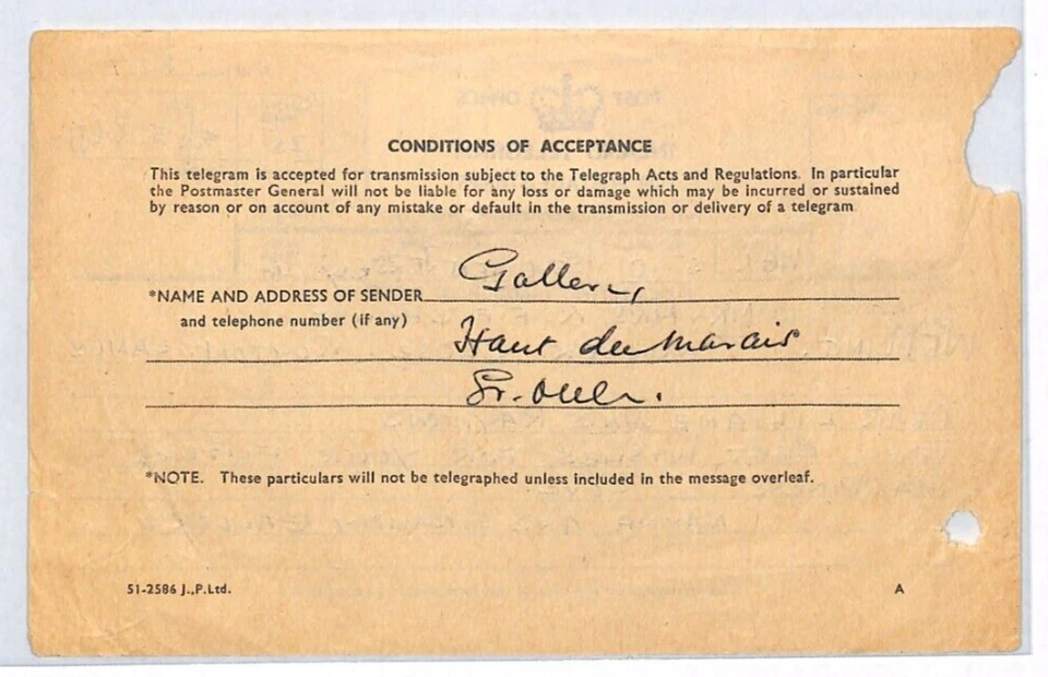 GB QEII CHANNEL ISLANDS Jersey *REGIONAL* Telegraph Form 10s CASTLE Machin YD136 - Image 3 of 4