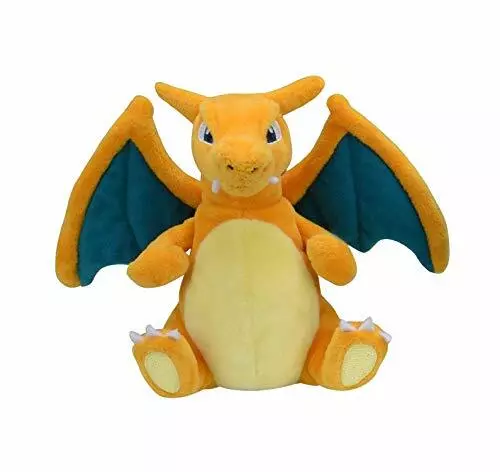 Pokemon Center Original Fit Charizard Dracaufeu Glurak Plush Peluche