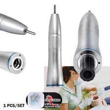 Dental Low Speed Straight Nose Cone Handpiece+Air Motor Inner Water Spray 2 Hole