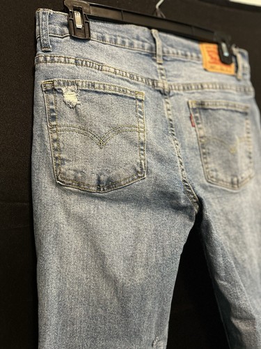 Levis 502 jeans Boys Sz. 18 Reg 29x29 distressed Camouflage repair patch EUC - Picture 15 of 21