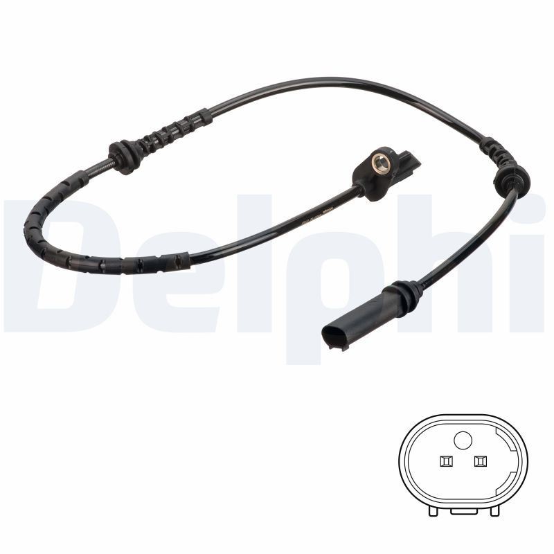 Sensor, Raddrehzahl aktiver Sensor SS20792 DELPHI für BMW MINI - Bild 2