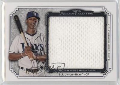 2012 Topps Museum Collection Momentous Material Jumbo Relics 46/50 BJ Upton 0o48