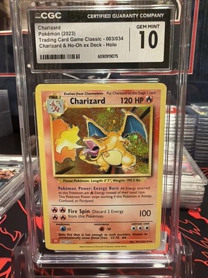 Charizard 003/034 - TCG Classic: Charizard & Ho-Oh ex Deck - CGC
