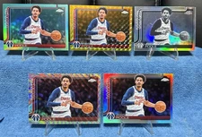 2025-26 Topps Chrome Jordan Poole Gold,Teal,Negative,Pulsor,Refract #207 Wizards