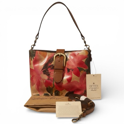 #ad Patricia Nash Irving Spring Multi Collection Leather Crossbody Shoulder Bag NWT $199.00