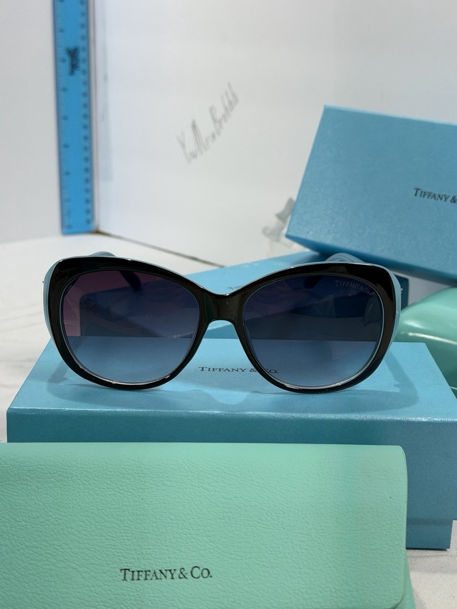 Tiffany & Co - Black and Blue gradient Sunglasses W/Flower  display picture 2