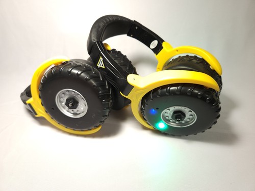 2X Monster Jam Big Tire LED Light Up Children's Noise Reduction Ear Muffs PAIR