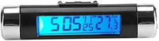 Termometro Digitale 3 in 1 per Auto, Con Orologio E Monitor, Clip per Bocchetta 