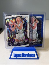 Karlie Samuelson Lot - White Seismic & Blue Velocity #102 Minnesota Lynx