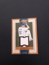 2016 Panini Prime Cuts - Base III Relics Bronze #102 Clayton Kershaw 3/49