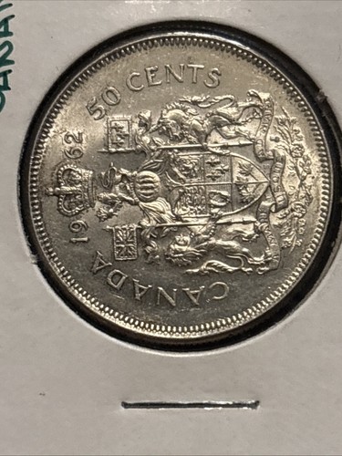 1962 Canada 50 Cents Canadian Silver Half Dollar “jun104” 50C Circulated - Picture 9 of 24