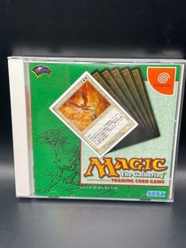 Dreamcast Software Magic The Gathering MTG With Band and Postcard