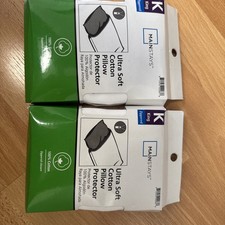 King Size Pillow Protectors 100 Cotton 20x36In Pack of 2