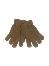 Unbranded Boys Brown Gloves One Size