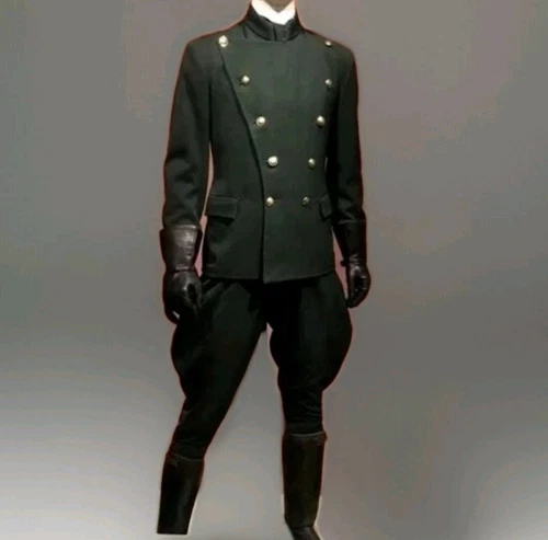 1930 Chauffeur Uniform Seasons 1-2 1913-1918 Green Chauffeur Jacket + Pant image 2