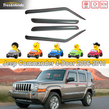 4x For Jeep Commander 2006-2010 Window Visors Rain Guards Deflector 4x For Jeep Commander 2006-2010 Window Visors Rain Guards Deflector